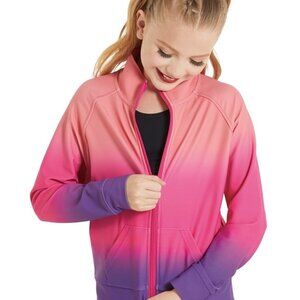 Ombre Track Jacket Medium Adult Dance Jacket PL11352 New Balera